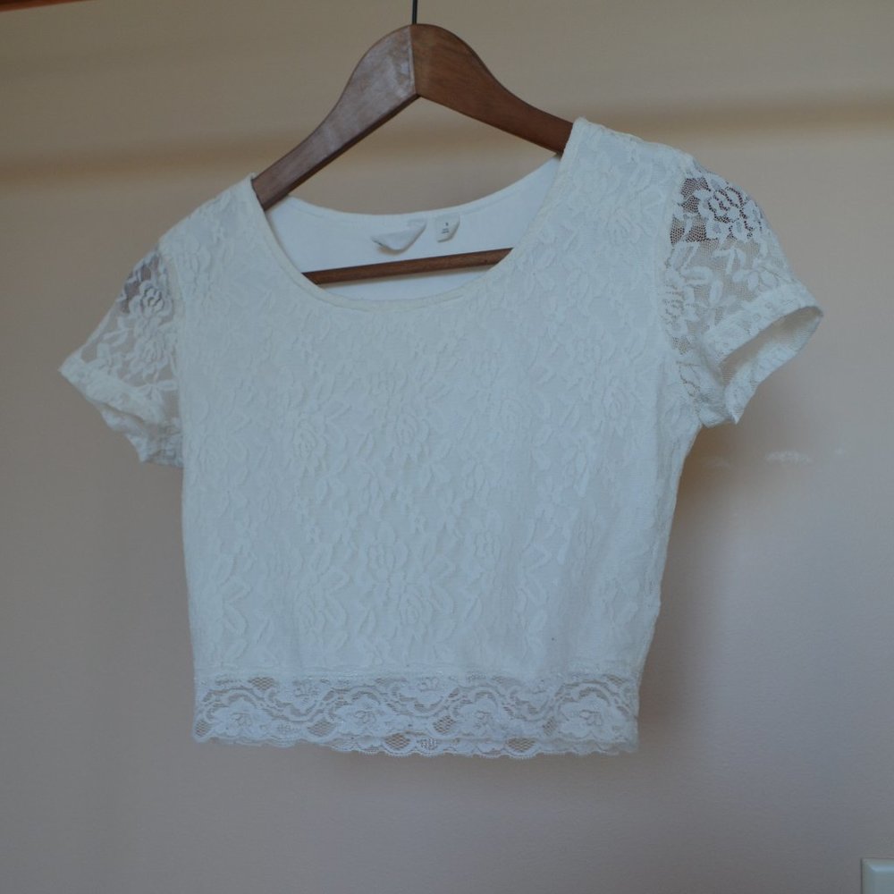 Lace Crop Top from Urban Outfitters